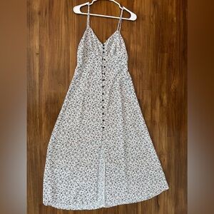 ZARA Floral Print Spaghetti Strap Slit Dress - size M - NEVER WORN